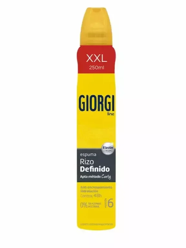 0_8411135006492-optimized Giorgi Line Defined Curl Mousse Suitable for Curly Method 250ml