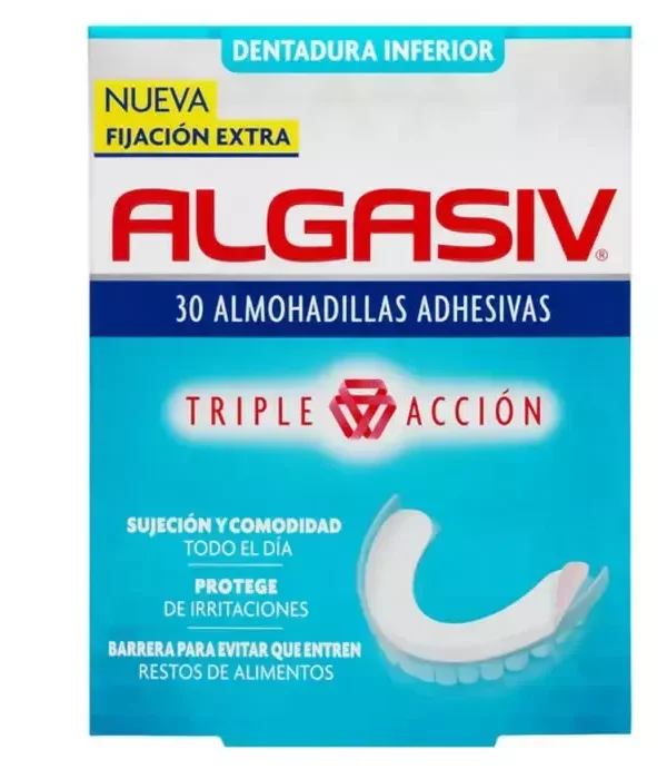 Algasiv Denture Fixative Seals Down 30 Units
