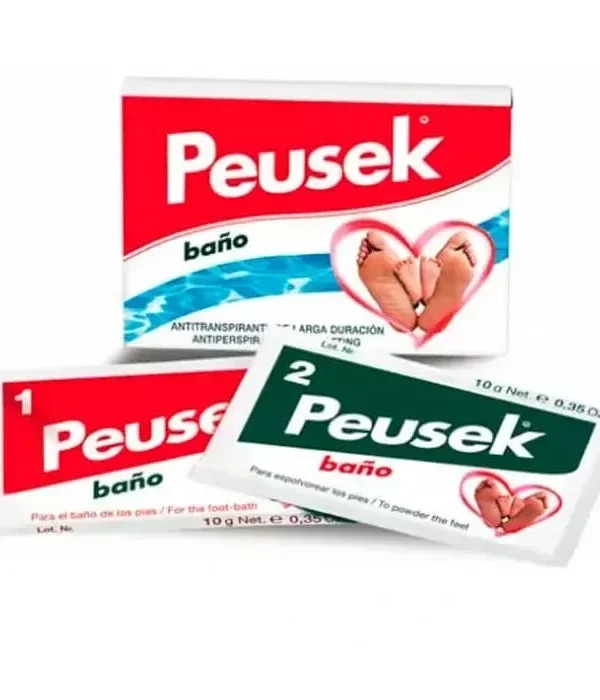 Peusek Antiperspirant Foot Bath 2 Sachets 20g