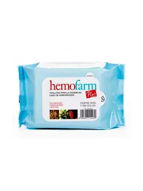 Hemofarm Plus Wet Wipes 20 Envelopes