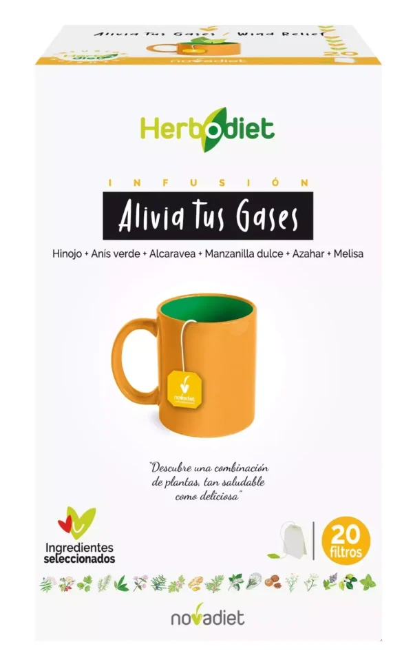 Novadiet Herbodiet Alivia Tus Gases 20