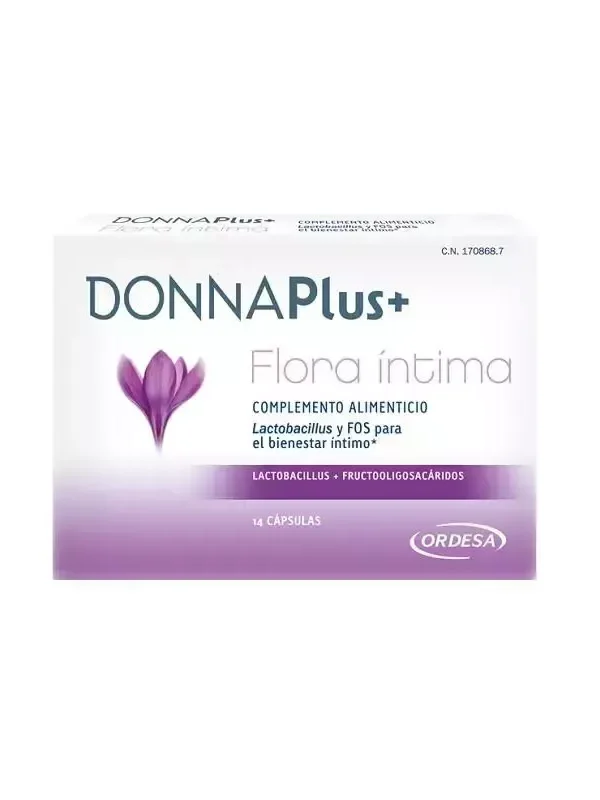 Donna Plus Donnaplus Food Supplement Flora Intima Plus 14 Capsules