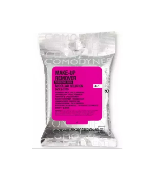 Comodynes Toallitas Desmaquillantes Micelar Cara y Ojos 20 units