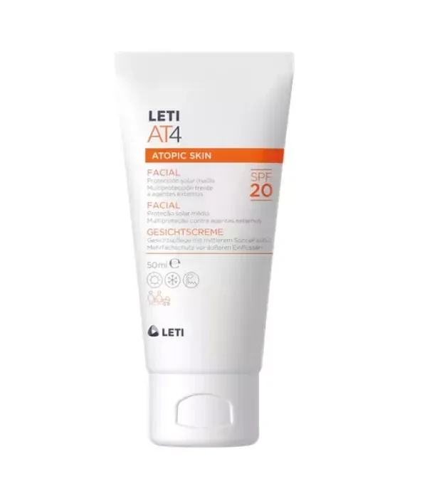 Leti At4 Facial Cream Spf20 50ml