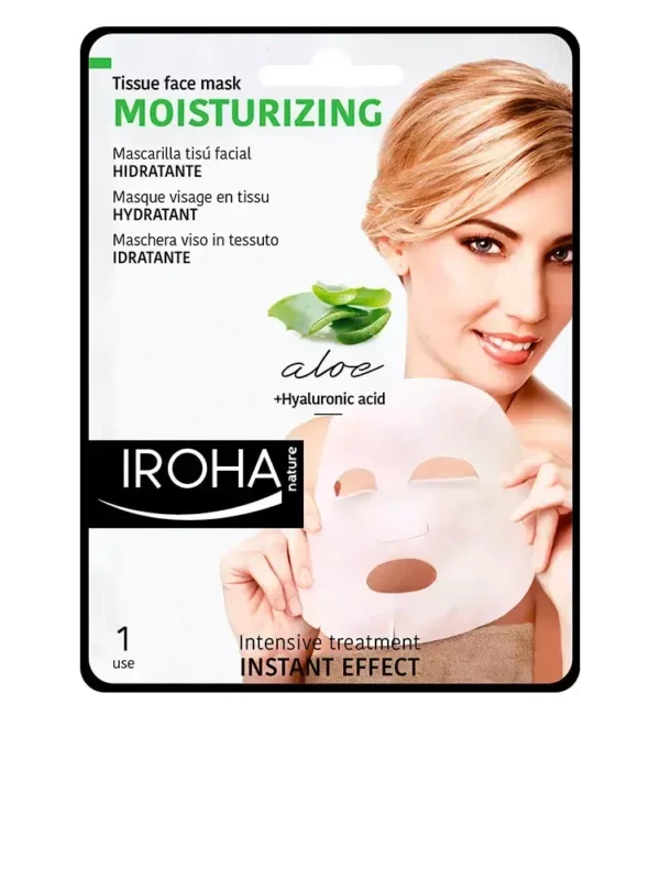 0_8436036430115-optimized Iroha Nature Moisturizing Tissue Face Mask Aloe Vera 1 Unit