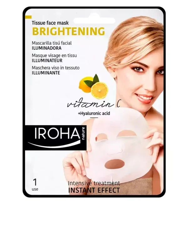 0_8436036430634-optimized Iroha Nature Brightening Tissue Face Mask Vitamin C 1 Unit