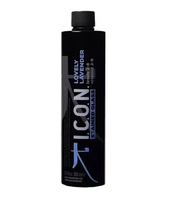 Icon Stained Glass Semi Permanent Hair Color Lovely Lavender 300ml