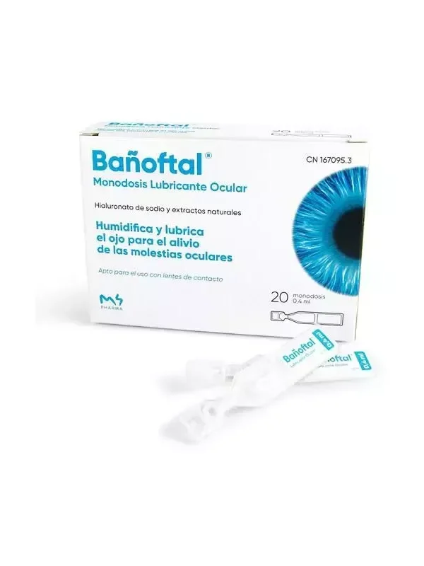M4pharma Bañoftal Lubricante Ocular 20 Monodosis