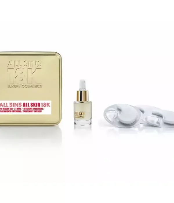 All Sins 18k All Skin Eye Rescue 21 Days Intensive Treatment Set 2 Pieces
