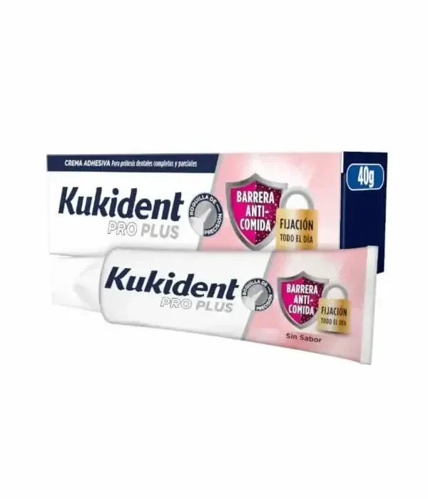 Kukident Pro Plus Adhesive Cream All-Day Hold Flavorless 40g