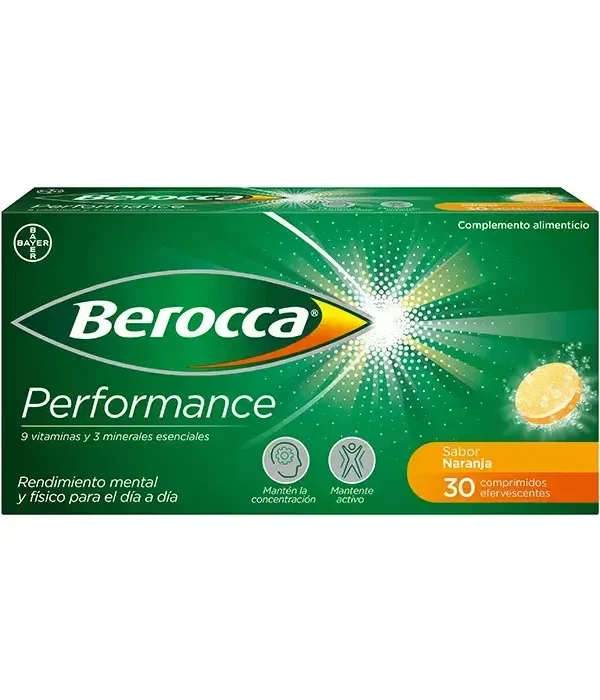 Berocca Performance 30 Effervescent Tablets Orange