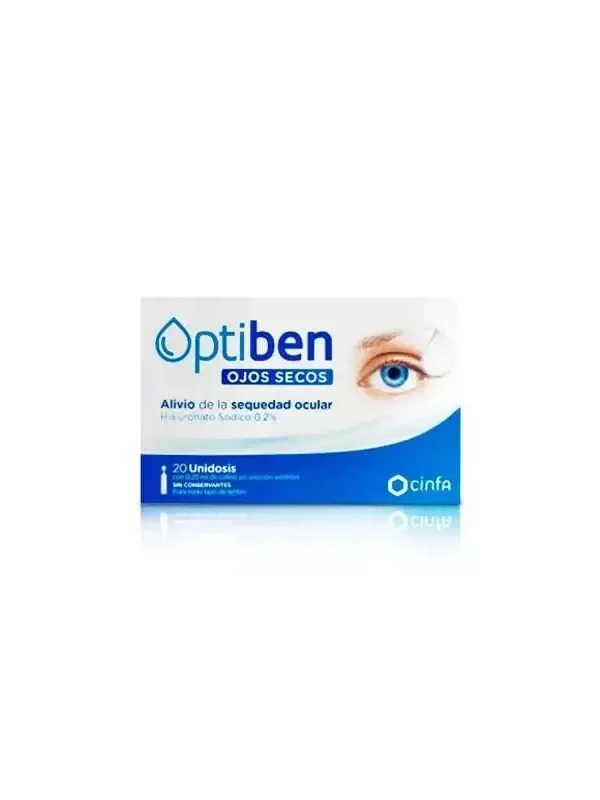 Optiben Ojos Secos 20 Unidades