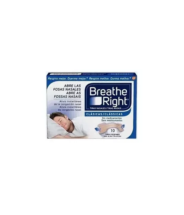 Breathe Right Nasal Strips Small Size 10 Units