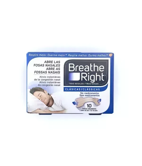 Breathe Right Nasal Strips Large Size 10 Units