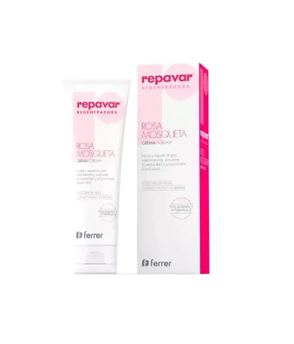 Repavar Regenerate Cream Rosehip Oil 125ml