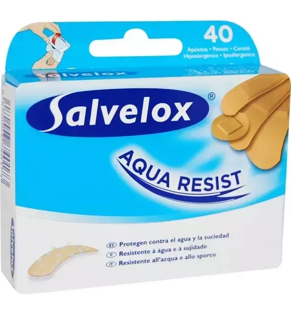 Salvelox Aqua Resist Large Size Dressings 40 Uts