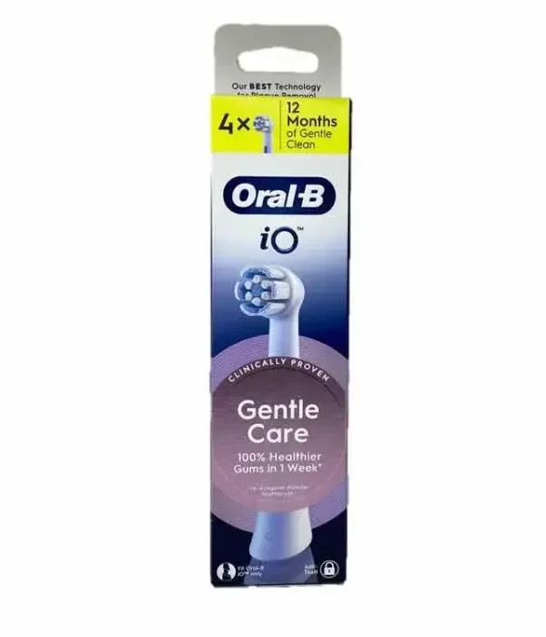 Oral-B iO Gentle Care White Replacement Heads 4 Pack